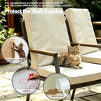 Outdoor High Back Chair Cushion Cover - Image 6