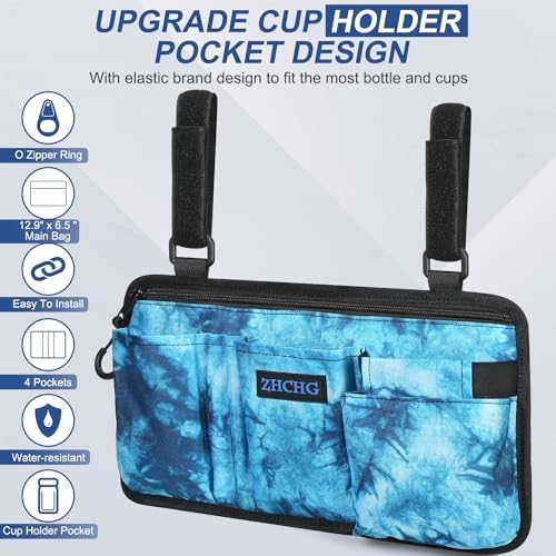 Wheelchair Side Bag, Wheel Chair Armrest Pouch Accessories - Image 2