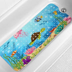 LNOND Bath Mat for Tub for Kids, Sea Turtle Bathtub Mat, Kids Bath Mats for by Lnond