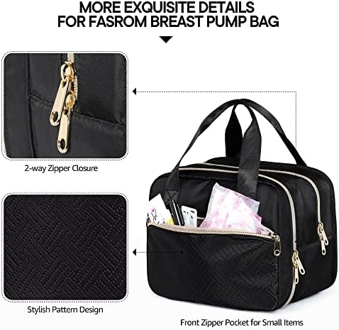 Fasrom Wearable Breast Pump Bag, Insulated Pump Carrying Case - Image 4