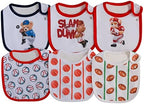 Maiwa 6 Pack Waterproof Cotton Baby Bibs by maiwa