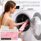 Anti-Slip Bathtub Shower Mat 28×15 Inch Opaque Pink - Image 7