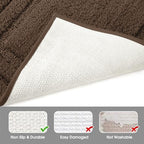 HOMEIDEAS Bathroom Rugs Sets 2 Piece, Super Soft and Absorbent Non Slip - Image 5
