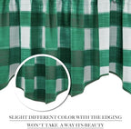 NICETOWN Christmas Plaid Valances - Image 3