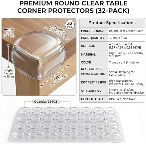 Extra Large & Ultra-Safe Baby Corner Protector Guards - Image 2