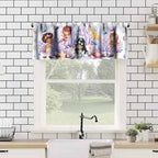 Mermaid Valances Curtains for Girls Bedroom, Kids Colourful Princess Ocean - Image 4