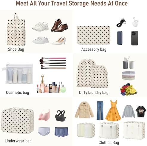Packing Cubes for Travel 10 Set Luggage Organizer Bags - Image 5