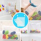 2 PCS Mesh Bathtub Toy Holder Bag, 18 x 14 Inch Bath Toy Organizer, 4 Ultra - Image 6