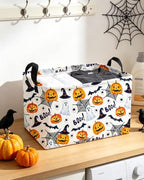 Essme Rectangular Halloween Basket, Ghost Storage Bins Organizer - Image 4