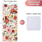 Bathtub Mat Non Slip, Bohemia Extra Long Bath tub Mat Shower Floor Mat - Image 2