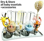 Baby Bottle Drying Rack: Large Vertical Bottle Dryer Rack Holder - Image 3