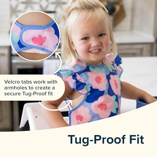 Tiny Twinkle Mess Proof Baby Bibs | 2 Pack Waterproof Toddler Bib - Image 6