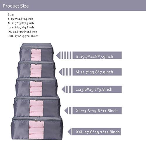 Comforter Storage Bags Containers, Pillow Beddings/Blanket Clothes Organizer - Image 4