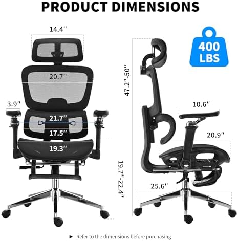 Mesh Ergonomic Office Chair - Image 2