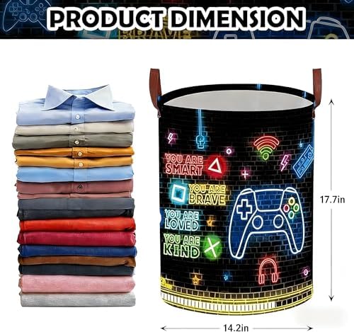 Gaming Laundry Basket, Gamer Decor - Image 4