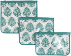 Tiny Twinkle Diaper Bag Organizing Pouches|3 Pack Mess-Proof Clear Front Travel by TinyTwinkle