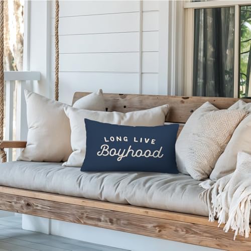 Boys Room Decor 12x20 Pillow Cover, Kids Playroom Decor, Long Live Boyhood - Image 6