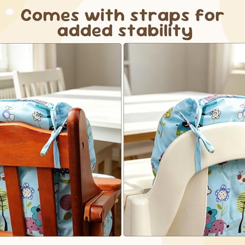 Kocpudu High Chair Cushion, High Chair Pad, Seat Cushion - Image 5