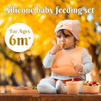 Silicone Baby Feeding Set 11 Pcs, Baby Led Weaning Supplies, Baby Feeding - Image 2