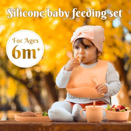 Silicone Baby Feeding Set 11 Pcs, Baby Led Weaning Supplies, Baby Feeding - Image 2