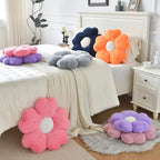 Flower Pillow, Daisy Decorative Throw Pillows, 15 Inches - Image 6