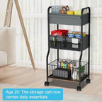 3-tier Baby Diaper Caddy Organizer and Storage Cart - Image 5