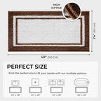 GRANNY SAYS Microfiber Bathroom Rugs Non Slip Washable, Water Absorbent - Image 2