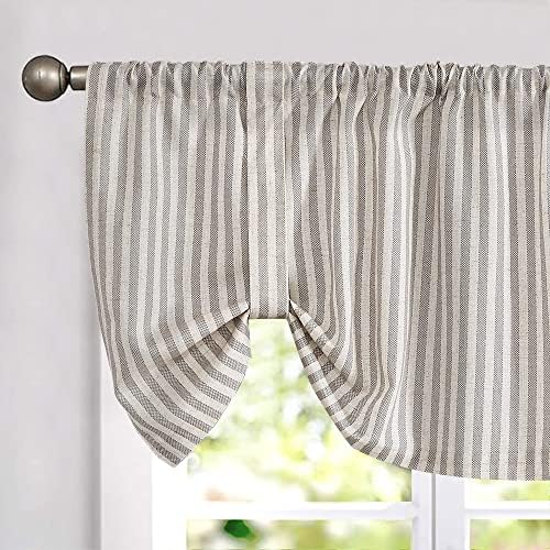 jinchan Linen Boxter Stripe Valances by JINCHAN