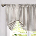 jinchan Linen Boxter Stripe Valances by JINCHAN