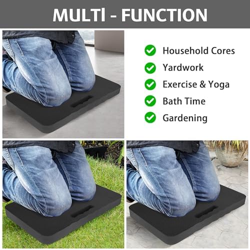 HOOPLE Extra Thick Kneeling Pad 2 Pack, Large Foam Kneeling Cushion - Image 5