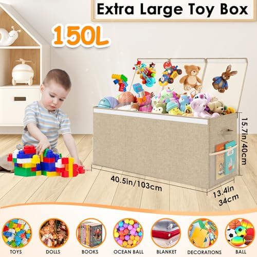 150L Extra Large Toy Storage Box - Image 2