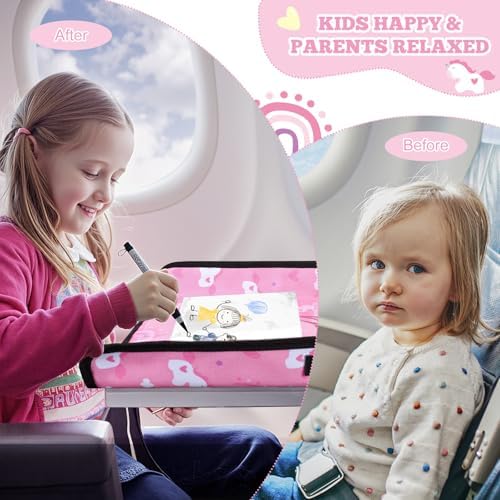 Airplane Tray Table Cover for Kids Organizer - Image 6