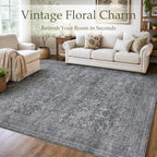 JOLLYVOGUE 6x9 Area Rugs for Living Room, Vintage Washable Rug - Image 2