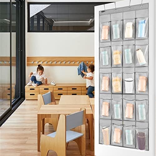 Over Door Hanging Water Bottle Holder Cup Organizer - Image 3