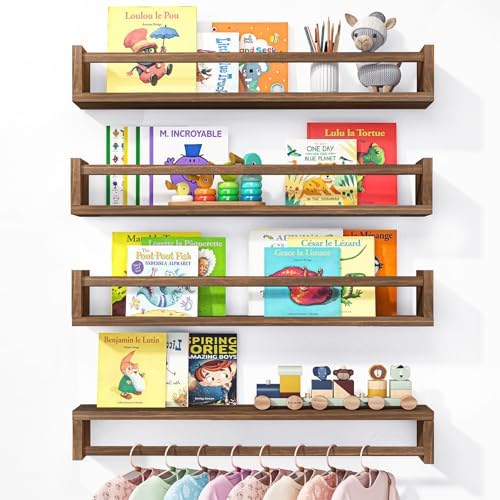 Fixwal Floating Nursery Book Shelves by Fixwal