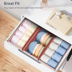 DIMJ Drawer Organizer Clothes - Image 4