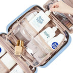 NISHEL Travel Toiletry Bag for women, Portable Hanging makeup Organizer - Image 5