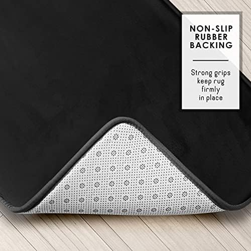 Clara Clark Bathroom Rugs, Velvet Memory Foam Bath Mat, Machine Washable Bath - Image 5