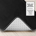 Clara Clark 2 Piece Bathroom Rugs Bath Mat Set, Velvet Memory Foam Bath Mats - Image 5