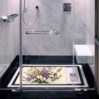 Shower Mat Non Slip 26.8 x 15.1 Inches, Wildflowers Bathtub Mat Shower Stall - Image 6