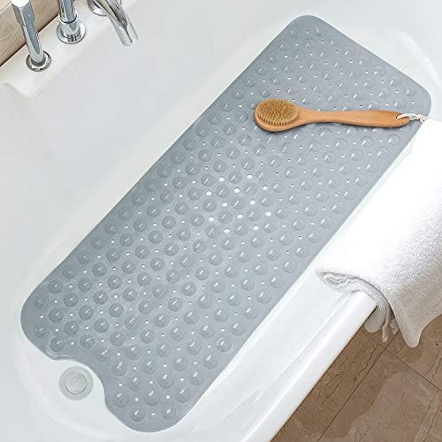 Bathtub Mats for Shower Tub Non-Slip Bath Mat 39 x 16 Inch Extra Long Shower Mat by TreeBud