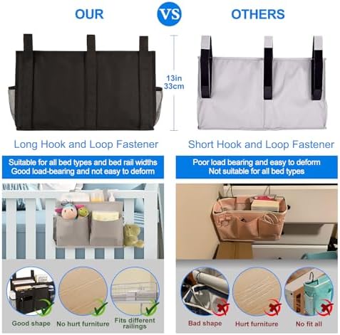 Surblue Caddy Hanging Organizer Bedside Storage Bag - Image 4