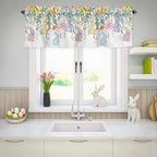 Vandarllin Easter Kitchen Curtains Valances - Image 2