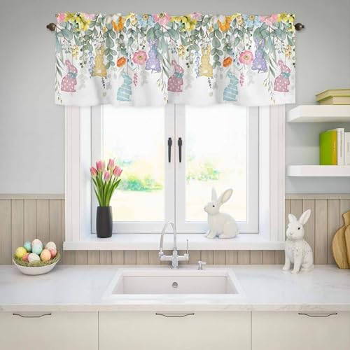 Vandarllin Easter Kitchen Curtains Valances - Image 2
