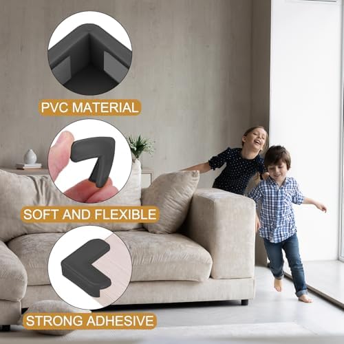 uxcell Corner Protectors, Furniture Corner Guard and Edges Safety Bumpers - Image 3