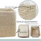 COMFY-HOMI Cotton Rope Woven Basket - Image 5