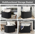 Goodpick 105L Extra Large Woven Rope Blanket Basket - Image 4