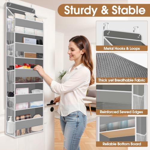 Over The Door Organizer Storage behind Door Hanging Organizer - Image 6