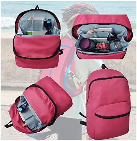 Vercord Backpack Organizer Insert Liner Hanging Travel Bag in Bag - Image 7