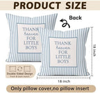 Thank Heaven for Little Boys Pillow Cover 18x18 - Image 5